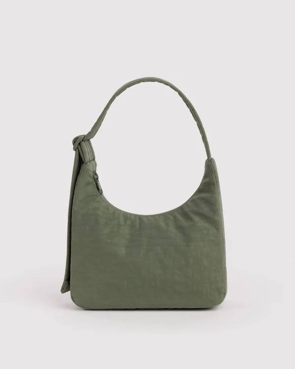 Mini Nylon Shoulder Bag - Caper
