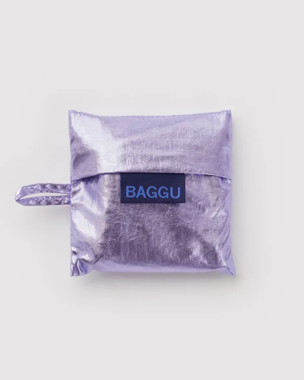 Baby Baggu - Lavender Metallic - Material: ripstop-nylon