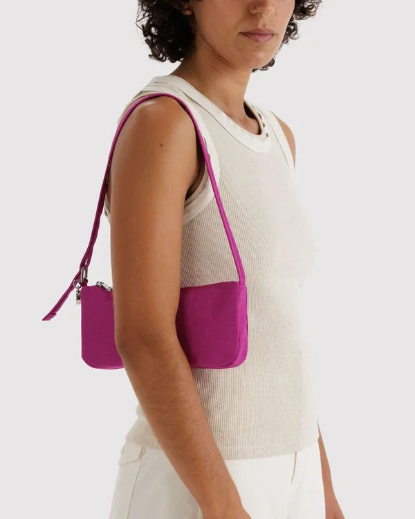 Nylon Pochette - Sale - Deep Fuchsia - Material: heavyweight-nylon