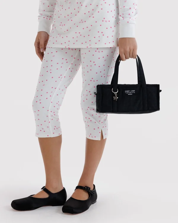 Mini Nylon Market Bag - Black