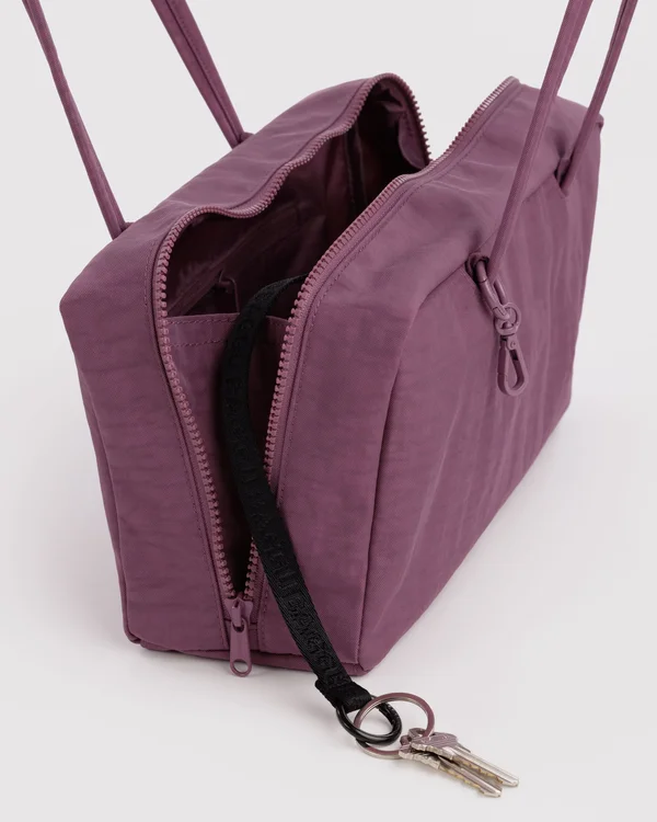Nylon Bowler Bag - Wild Plum