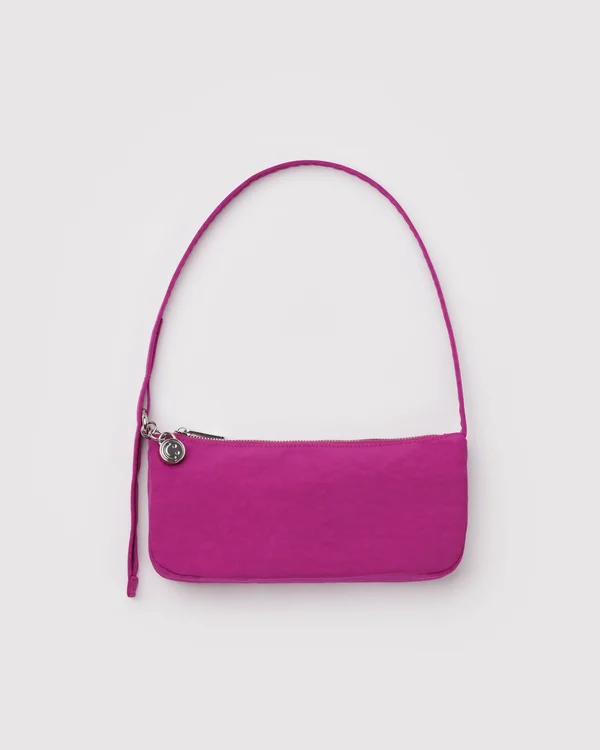 Nylon Pochette - Sale - Deep Fuchsia - Material: heavyweight-nylon