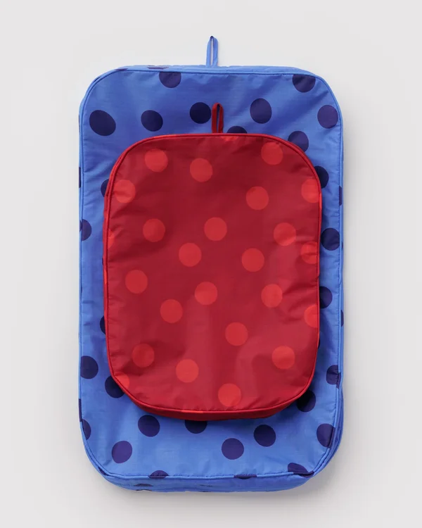 Large Packing Cube Set - Polka Dot Mix - Material: ripstop-nylon