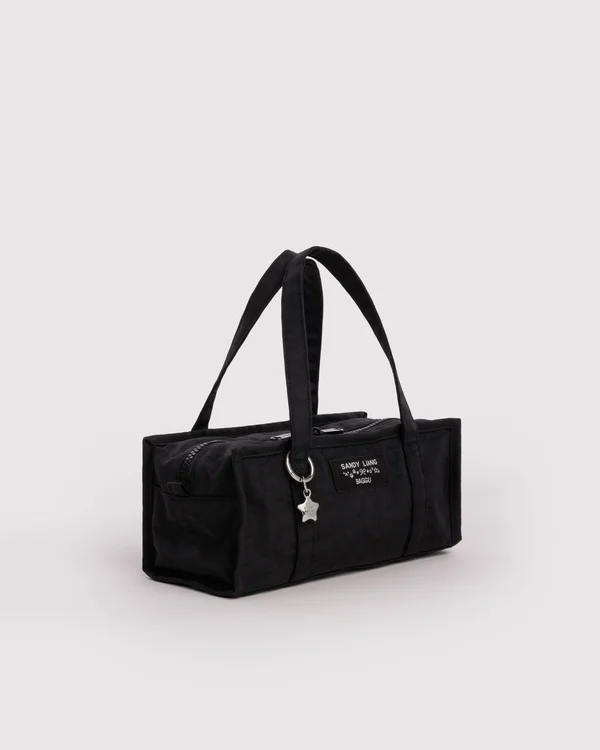 Mini Nylon Market Bag - Black