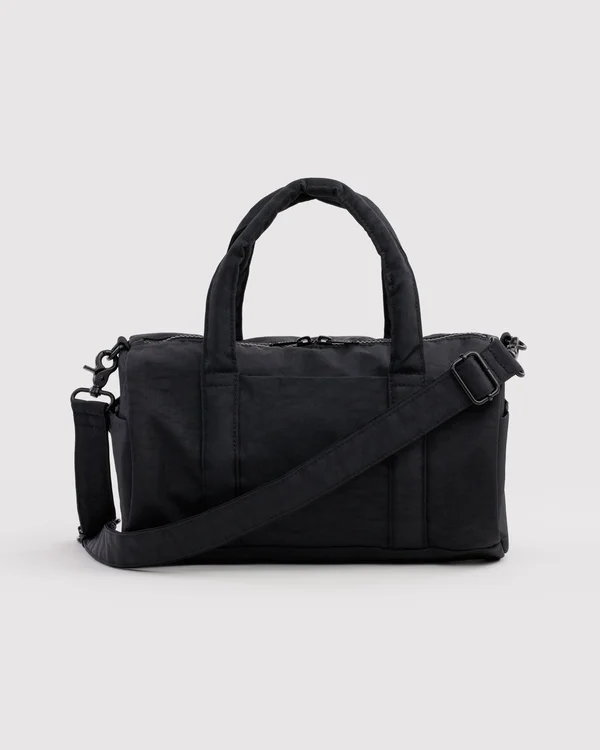 Nylon Duffle Bag - Black