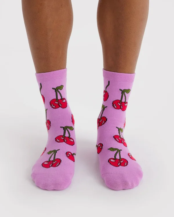 Crew Sock - Cherries