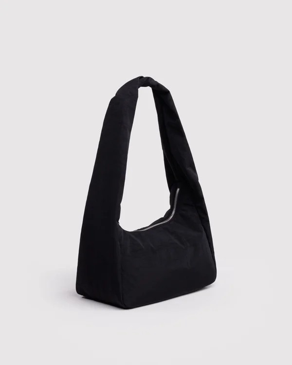Small Nylon Meringue Bag - Black